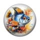 Cabochon Résine - poisson