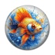 Cabochon Résine - poisson