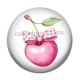 Cabochon Résine - cerise