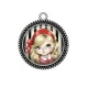 Pendentif Cabochon Argent - petite fille