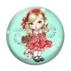 Cabochon Verre - petite fille
