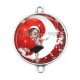 Connecteur Cabochon Argent - enfant petite fille