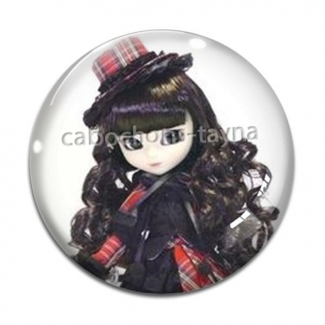 Cabochon Verre - enfant petite fille