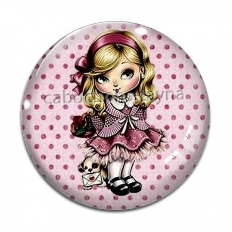 Cabochon Verre - petite fille