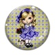 Cabochon Verre - petite fille
