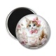 Magnet's - chat tasse et fleur