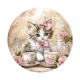 chaton fleur 