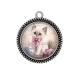Pendentif Cabochon Argent - chaton