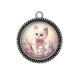 Pendentif Cabochon Argent - chaton