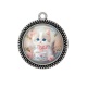 Pendentif Cabochon Argent - chaton