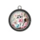 Pendentif Cabochon Argent - chaton