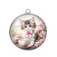 Pendentif Cabochon Argent - chaton