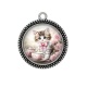 Pendentif Cabochon Argent - chaton