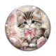 Cabochon Verre - chaton
