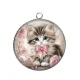 Pendentif Cabochon Argent - chaton