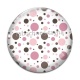 Cabochon Verre - pois