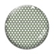 Cabochon Verre - pois blanc fond kaki