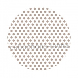 pois beige fond blanc