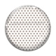 Cabochon Verre - pois beige fond blanc