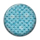 Cabochon Résine - pois bleu