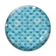 Cabochon Verre - pois bleu