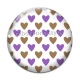 Cabochon Verre - coeur