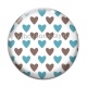 Cabochon Verre - coeur