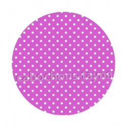 pois blanc fond fuchsia