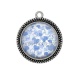 Pendentif Cabochon Argent - coeur