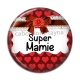 Cabochon Résine - super mamie