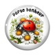 Cabochon Verre - porte bonheur