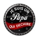 Cabochon Résine - je suis un papa qui déchire