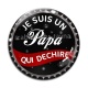 Cabochon Verre - je suis un papa qui déchire