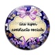 Cabochon Verre -  une super assistante sociale