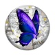 Cabochon Verre - papillon