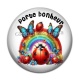 Cabochon Résine - porte bonheur