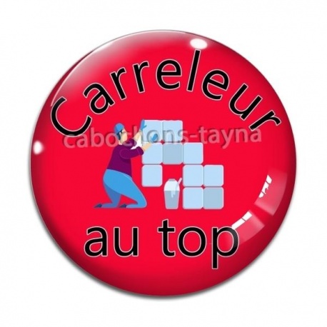 Cabochon Verre - carreleur