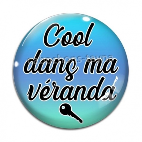 Cabochon Verre -  cool dans ma véranda