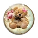 Cabochon Verre - ourson