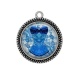 Pendentif Cabochon Argent - corset