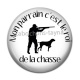 Cabochon Résine - mon parrain c'est le roi de la chasse