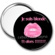Miroir de poche -  je suis blonde et alors!!!!!!