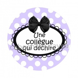 une collègue qui déchire