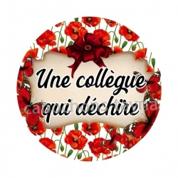 une collègue qui déchire