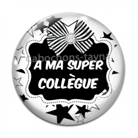 Cabochon Verre - a ma super collègue