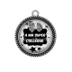 Pendentif Cabochon Argent - a ma super collègue