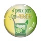 Cabochon Verre - j'peux pas j'ai mojito