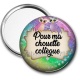 Miroir de poche - pour ma chouette collègue