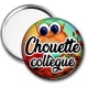 Miroir de poche - chouette collègue