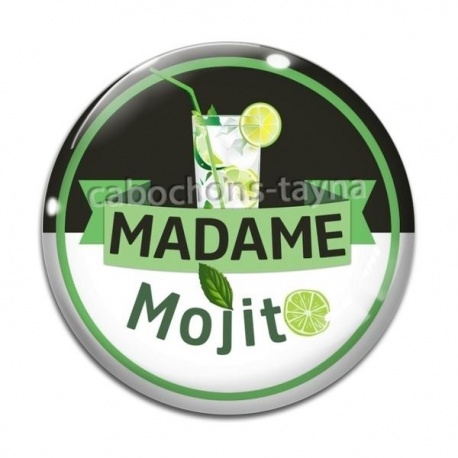 Cabochon Verre - madame mojito